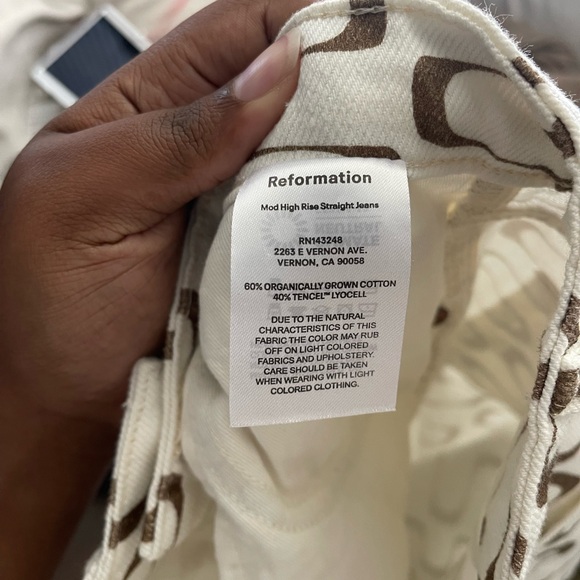 Reformation Mod High Rise Straight Jeans - Picture 12 of 13